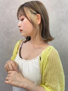 ブリーチカラー＆髪質改善サロン　VEGA【ベガ】の写真/印象を変える顔周りにこだわり◎顔周りカット×透明感カラーでワンランク上の垢抜け☆[天神大名/レイヤー]