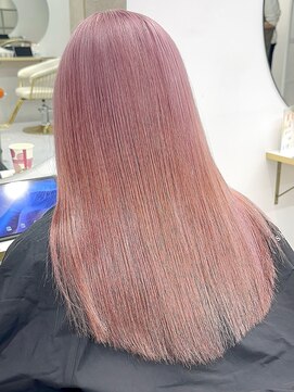 ワンズ リー 上大岡店(One's ly) 大人ガーリー/ピンクベージュ/似合わせカット