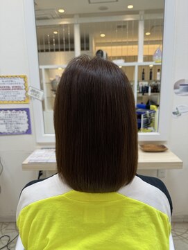 ユニティ 戸塚店 ツヤブラウンミディアム【橋本/白髪染め/髪質改善】