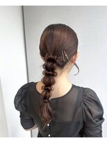 ガリカ 博多(Gallica) <入佐/ヘアセット>こだわりの編み下ろしヘアセット