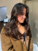 ノラキチジョウジ(NORA KICHIJOJI)&nbsp;吉祥寺顔周りレイヤーカットバング耳かけくびれミディアム