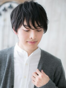 モッズヘアー メン 戸田公園店(mod's hair men) 大人ビジネス斜めバングメンズパーマくせ毛風ショートh戸田公園