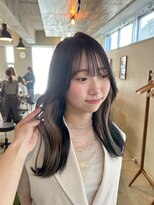 アルウ(Aru) イヤリングカラー×シアーベージュ