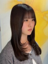 アモア(amoa)&nbsp;レイヤーカット／髪質改善カラー