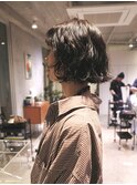 ショートボブパーマ