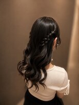 ヘアセットサロンコト(Hair Set Salon KOTO) ハーフツインヘアアレンジ