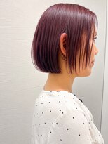 ヨキ(yoki.)&nbsp;ピンクブラウン×ミニボブ