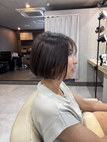 テト(teto) 30代40代50代前髪ありボブ髪質改善トリートメント