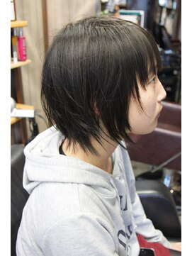 オーバーキャプテンネイキッド(OVER CAPTAIN NAKED) 高校生＊束感クールショート