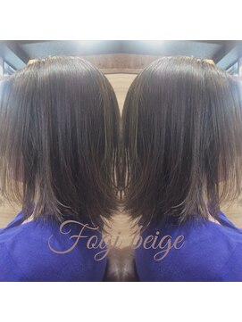 ヘアーメイク トレコローリ(hair make trecolori) 【trecolori】ハイライトにフォギーベージュなら間違いなし!