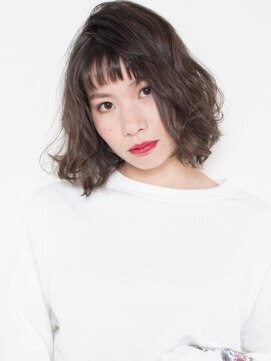 クアトログランシュ ひたちなか店(QUATRO×GranCieux) オン眉ゆるふわWAVEミディ★QUATRO31★