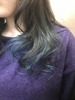 ジパングインスパイア イルミナカラー×インナーカラー ブルー☆〈Inspaiae　片桐〉