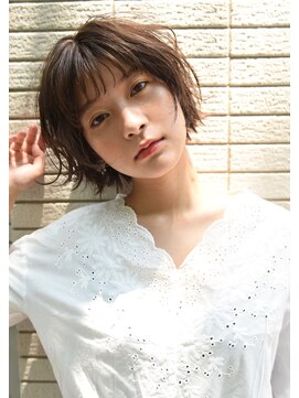 ユノ(juno) 【juno】柔らかニュアンスパーマ☆愛されショートボブ