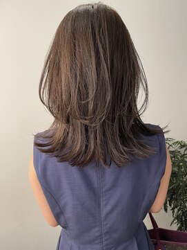 トレス(TRESS) 外ハネレイヤー マロンベージュ レイヤーボブ