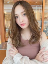 ルービック 梅田茶屋町(Rubik)&nbsp;グレージュ/デジパ/抜け感ヘア/ロングヘア