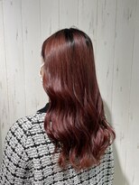 ラ ブランシュ 大宮(La Blanche)&nbsp;大宮/ミニウルフ/テラコッタ/デジタルパーマ/くすみブルー/前髪