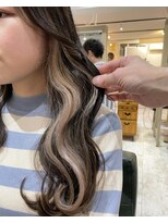 アクト(ACT)&nbsp;ミルクティーグレージュ×インナーカラー×グレージュ