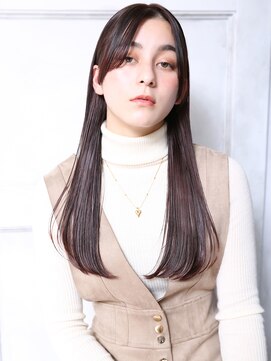 トロン(tronc) イルミナ　暗めカラー　フェミニンロング　大人可愛い　髪質改善