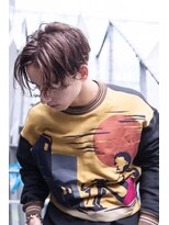 オースティン 登戸向ケ丘遊園(AUSTIN)&nbsp;ツイストパーマ七三オールバックマッシュウルフスリークショート