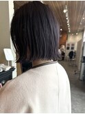20代30代40代前下がりストレート大人ボブリップライン