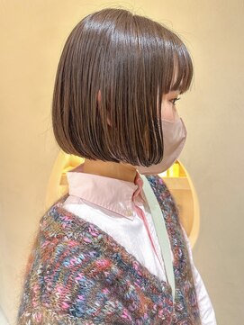 ヒビヲ(HIBIO) ナチュラルボブショートミニボブダブルカラーハイライトブリーチ