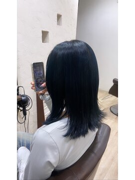 ヘアーアンドスパ ルーチェ(hair&spa Luce) ブルーブラックカラー