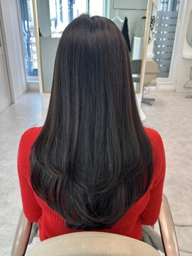 レミエ ダイカンヤマ(lemiie) レイヤーカット★低めレイヤー★レイヤーロング