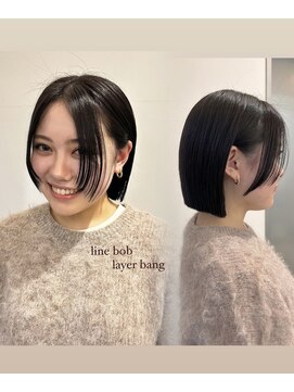 ガーランド (Garland) 切りっぱなしボブ/顔周りレイヤー/前髪/原宿神宮前