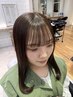 《前髪のうき癖・割れ癖解決◎》前髪パーマ＋前髪カット