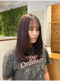 【ブリーチなしダブルカラー】ラベンダーピンク