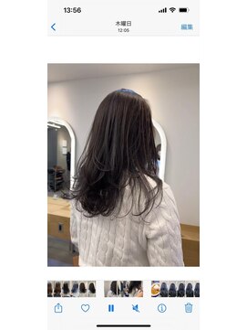 ジーナ 船橋(Zina) 髪質改善*ロングレイヤーグレーベージュ*美髪【Zina船橋】