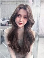 フィヴェント(Fivent)&nbsp;メルティカラー似合わせカットフェミニンロング韓国レイヤー