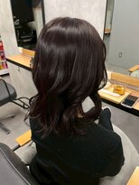 クラン 岡本(Chlan)&nbsp;艶カラー　暗髪バイオレットブラウン