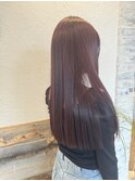 ○毛先重めred color○