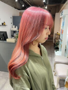 イマ 名駅店(ima) ピンク/ペールピンク/ケアブリーチカラー