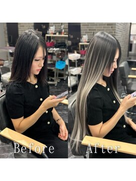 あるじゃんすー さいたま店 ホワイトベージュ#シールエクステ#ホワイトグレージュ#大宮