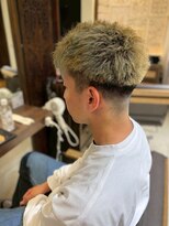 ヘアリゾート粋 ティガ 池袋店(tiga)&nbsp;メンズカット/ツーブロック/イエローベージュ