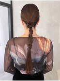 おくれ毛前髪カット韓国ヘア美髪ロング_ba545352