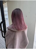 グラデーションカラー　ピンク