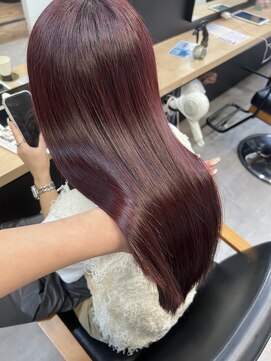 ジーニー 横浜(giinii) 天使の艶カラー_ローズレッド