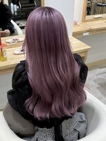 ソレイユトウキョウシブヤ(SOLEIL TOKYO shibuya)&nbsp;ロングレイヤーブリーチパールラベンダー