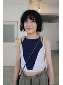 クセ毛風パーマ