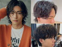 フェザーパーマ【ニュアンスパーマ系】[栄/men's/メンズカット/韓国風/眉毛カット/メンズサロン]