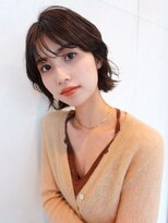 リュクスバトーバイトリコ 船橋南口店(Luxe BATEAU by tricot) モーブピンクくびれボブ/20代30代40代