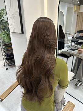 ジーナ 博多筑紫口(Zina) ブリーチなしで作るナチュラルベージュ【福田れん】博多美容室