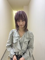 フォークロア 己斐店(Folk Lore)&nbsp;ダブルカラー　ピンクベージュ　フェースレイヤー