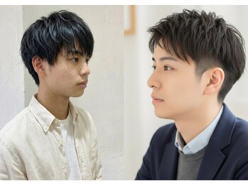 ノーブル 白金台店(Noble by PROGRESS)の写真/いつでもキマる卓越したカット技術[白金台/ヘッドスパ/白髪ぼかし/白髪染め/ハイライト]