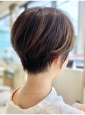 20代30代40代50代◎刈り上げないナチュラルショート小顔
