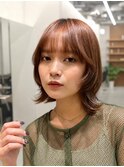 韓国ボブくびれヘア前髪カット渋谷美容室