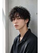 レイ バイ セブンルックス 宇都宮鶴田店(Lay by 7LOOKS)&nbsp;メンズパーマ×シースルーバング